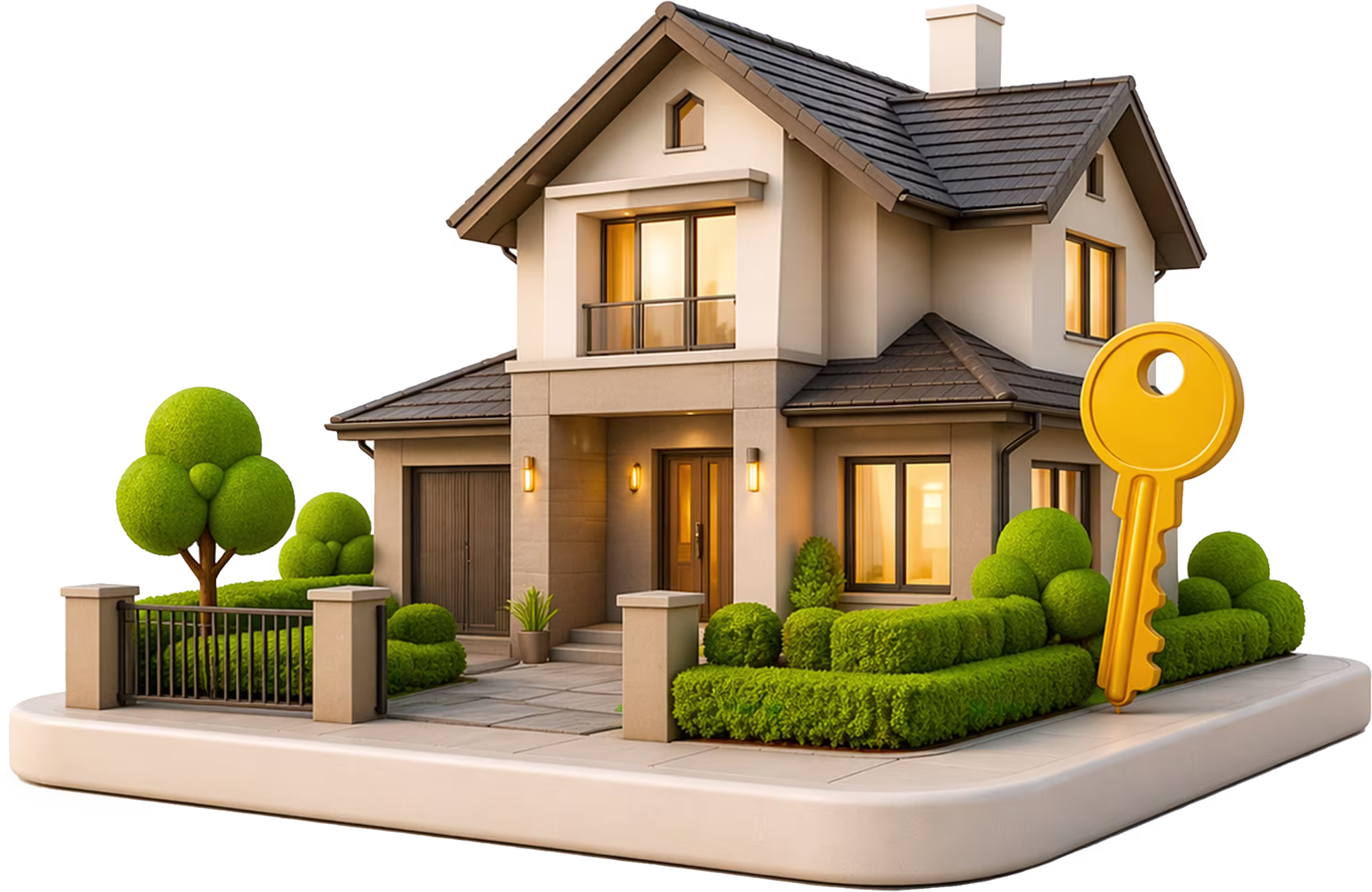 Ilustrasi mencari rumah di Rooma21