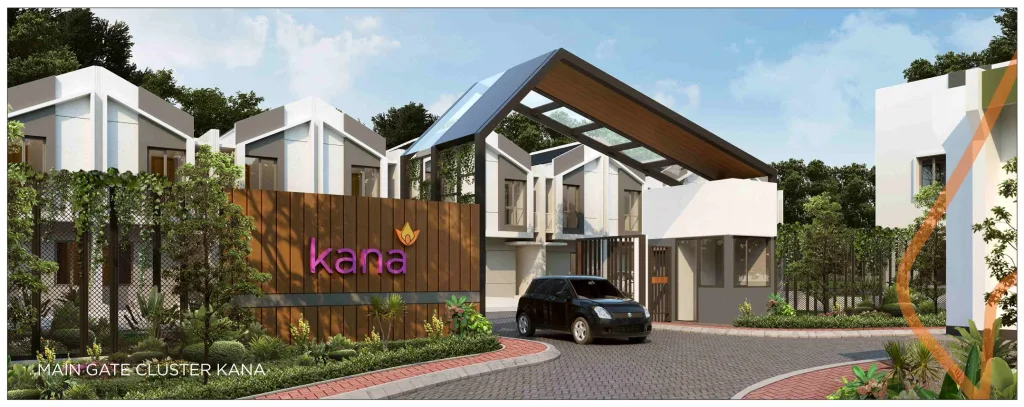 Cluster Kana di Kota Harapan Indah Bekasi, rumah 2 lantai modern compact dekat Transera Waterpark, Eka Hospital, sekolah favorit, dan akses tol. Cek unitnya.