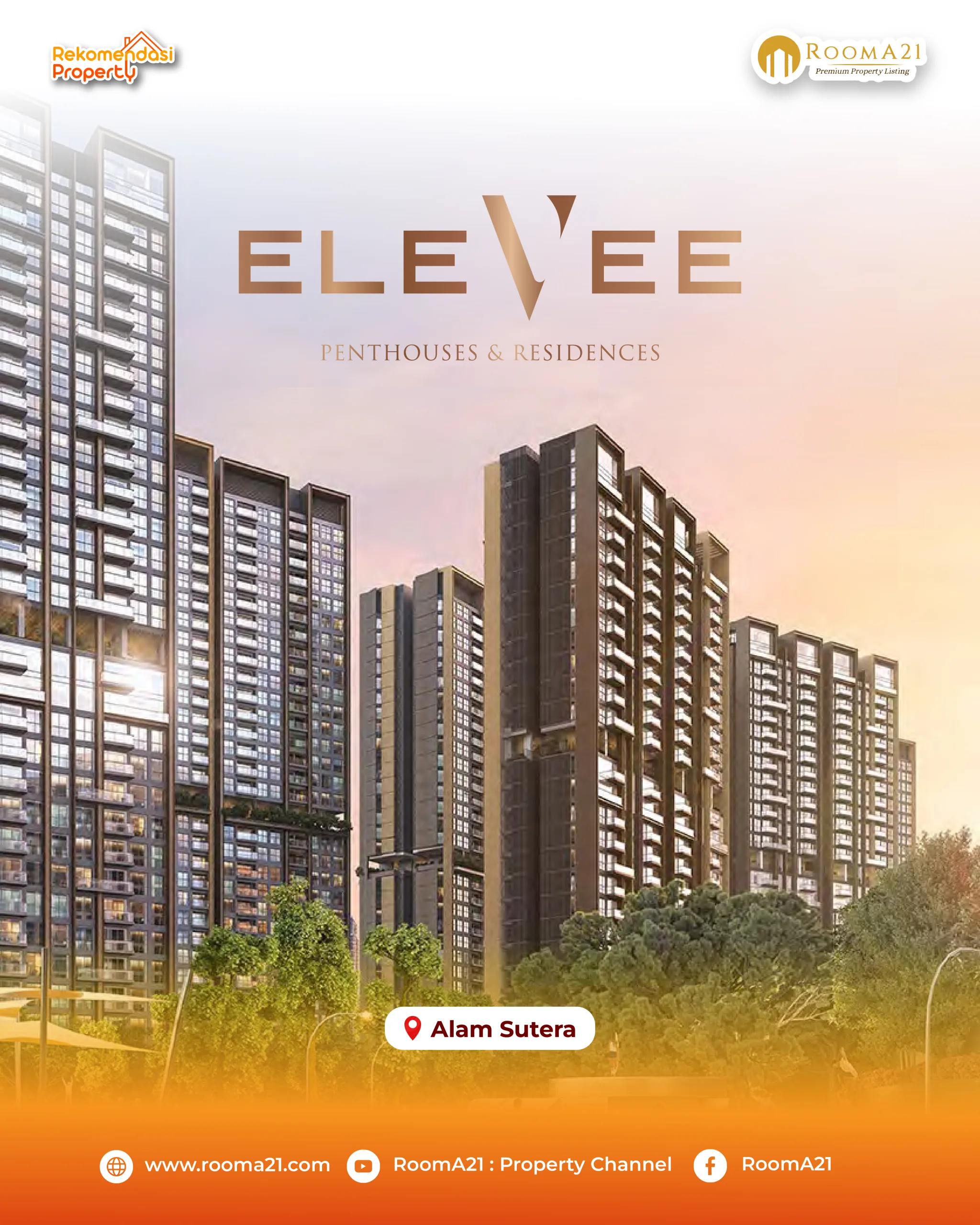 Apartemen Elevee | Alam Sutera | Tangerang Selatan | Tipe Enorme