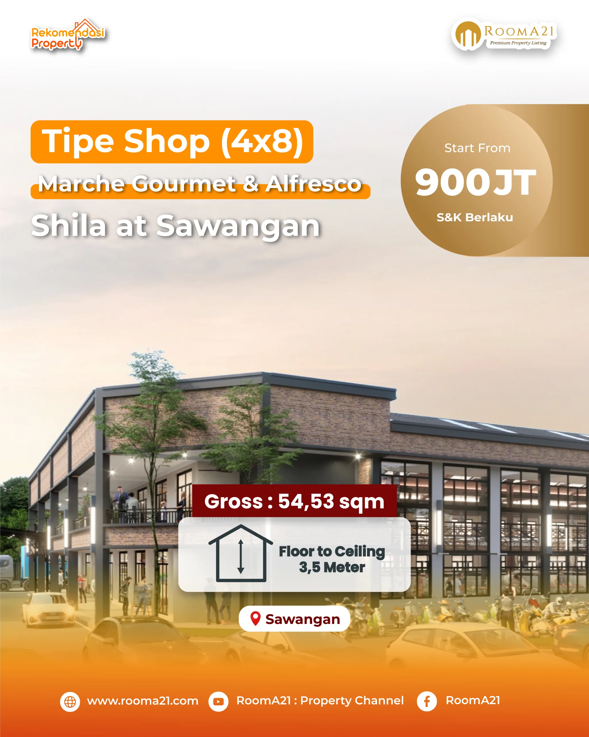 Commercial di Sawangan | Shila | Special Tipe Shop (4×8) - foto 1