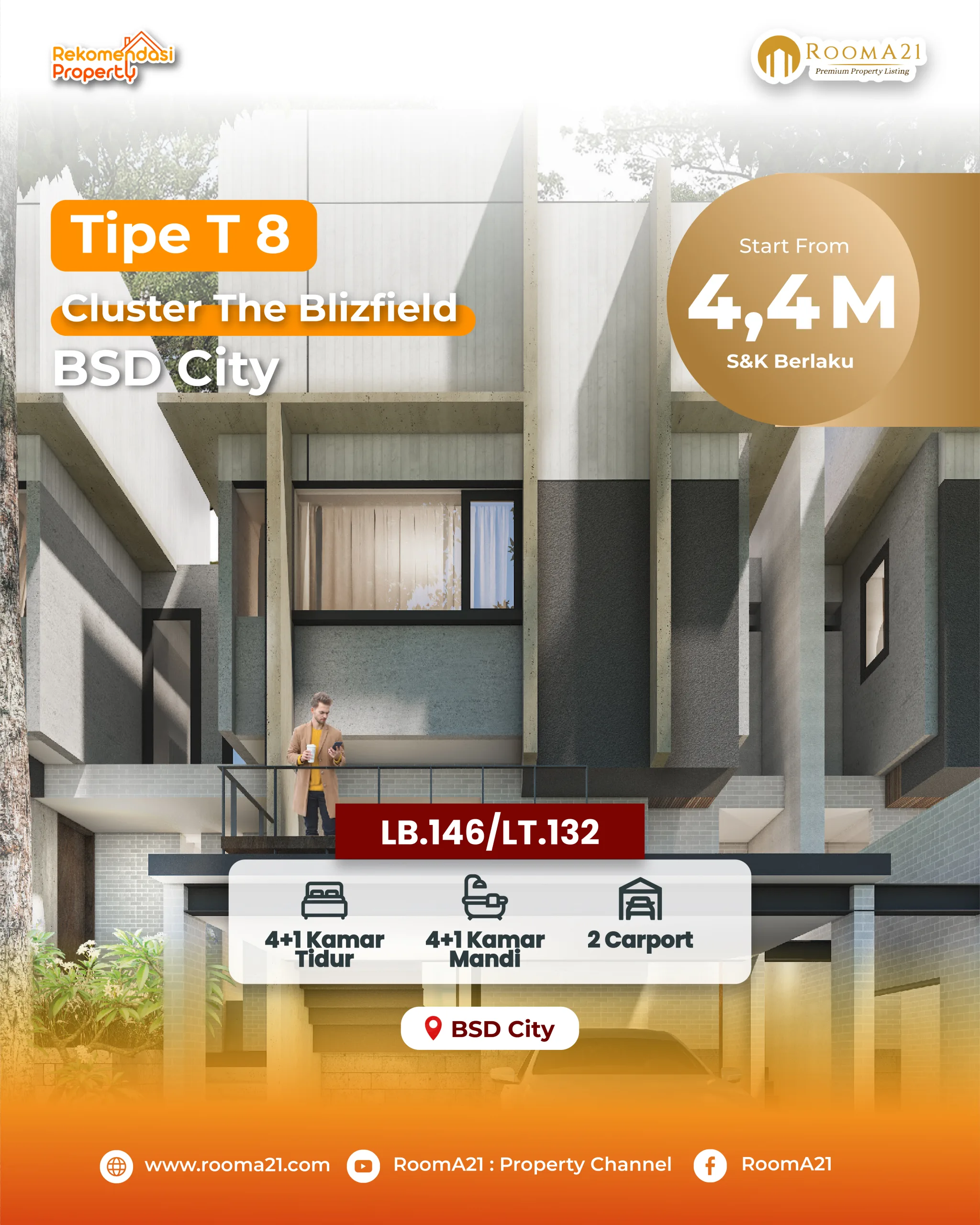 The Blisfield | BSD City | Tipe T8