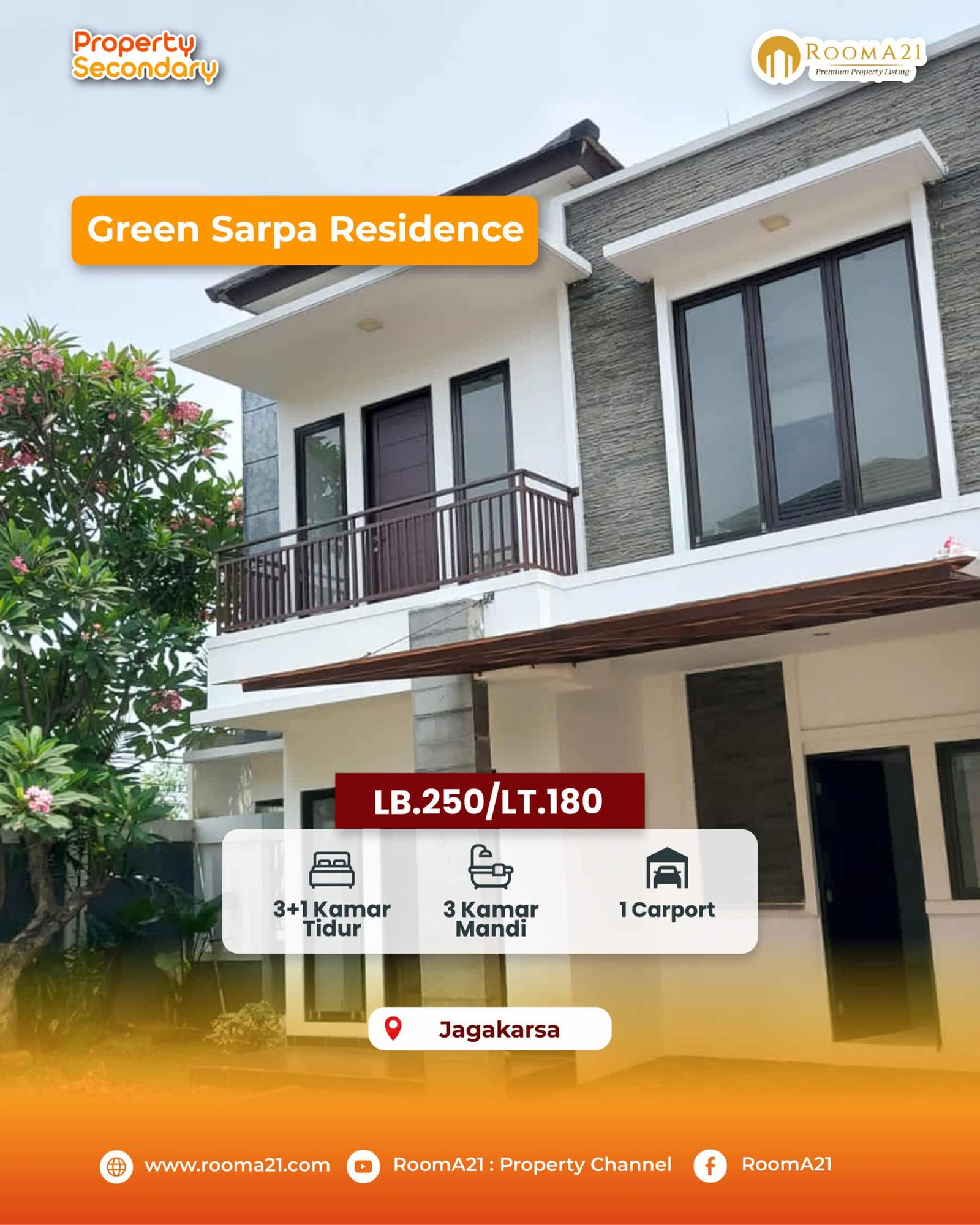 Dijual Rumah di Green Sarpa Residence, Jagakarsa – Jakarta Selatan