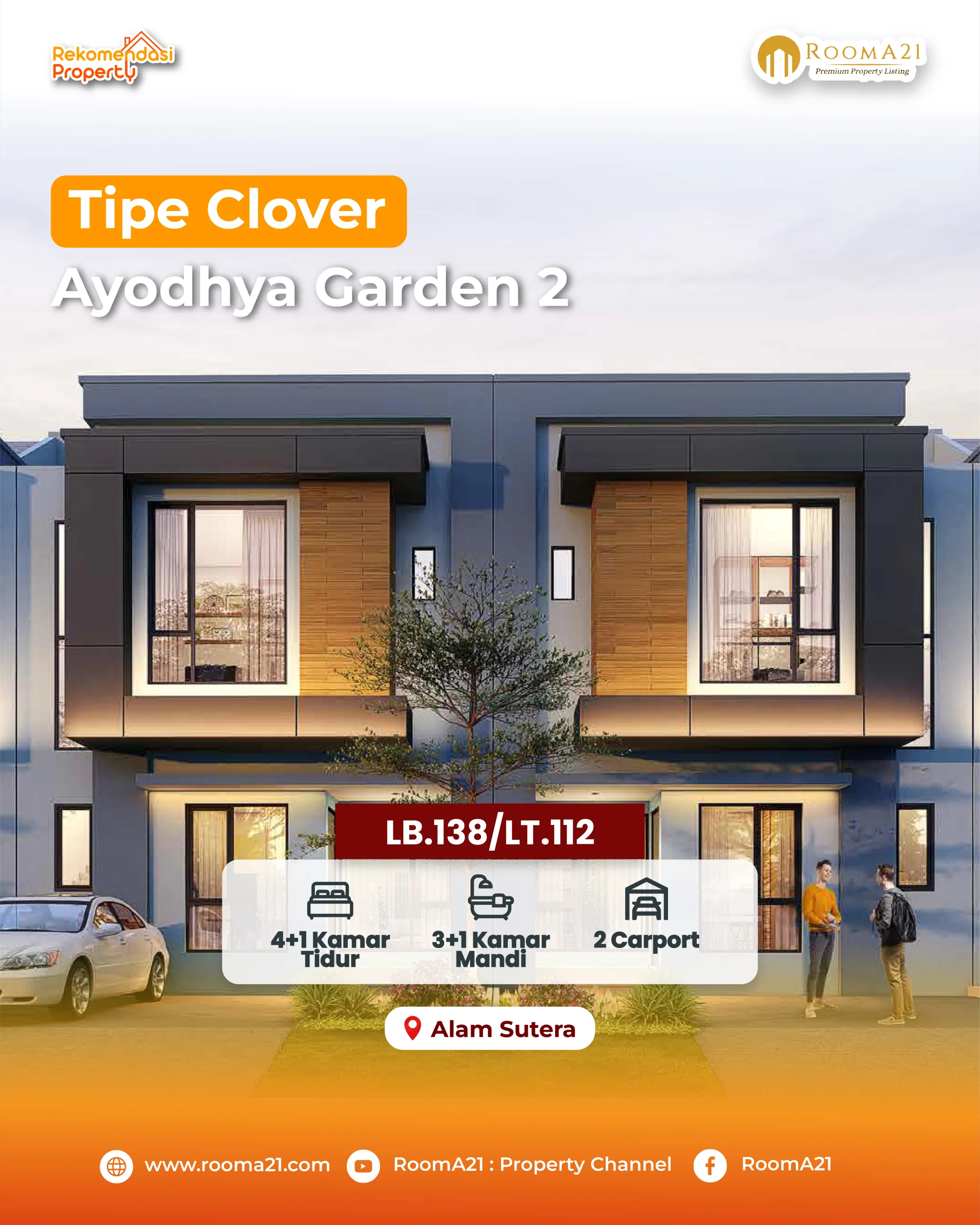 Alam Sutera | Cluster Ayodhya | Tipe Clover