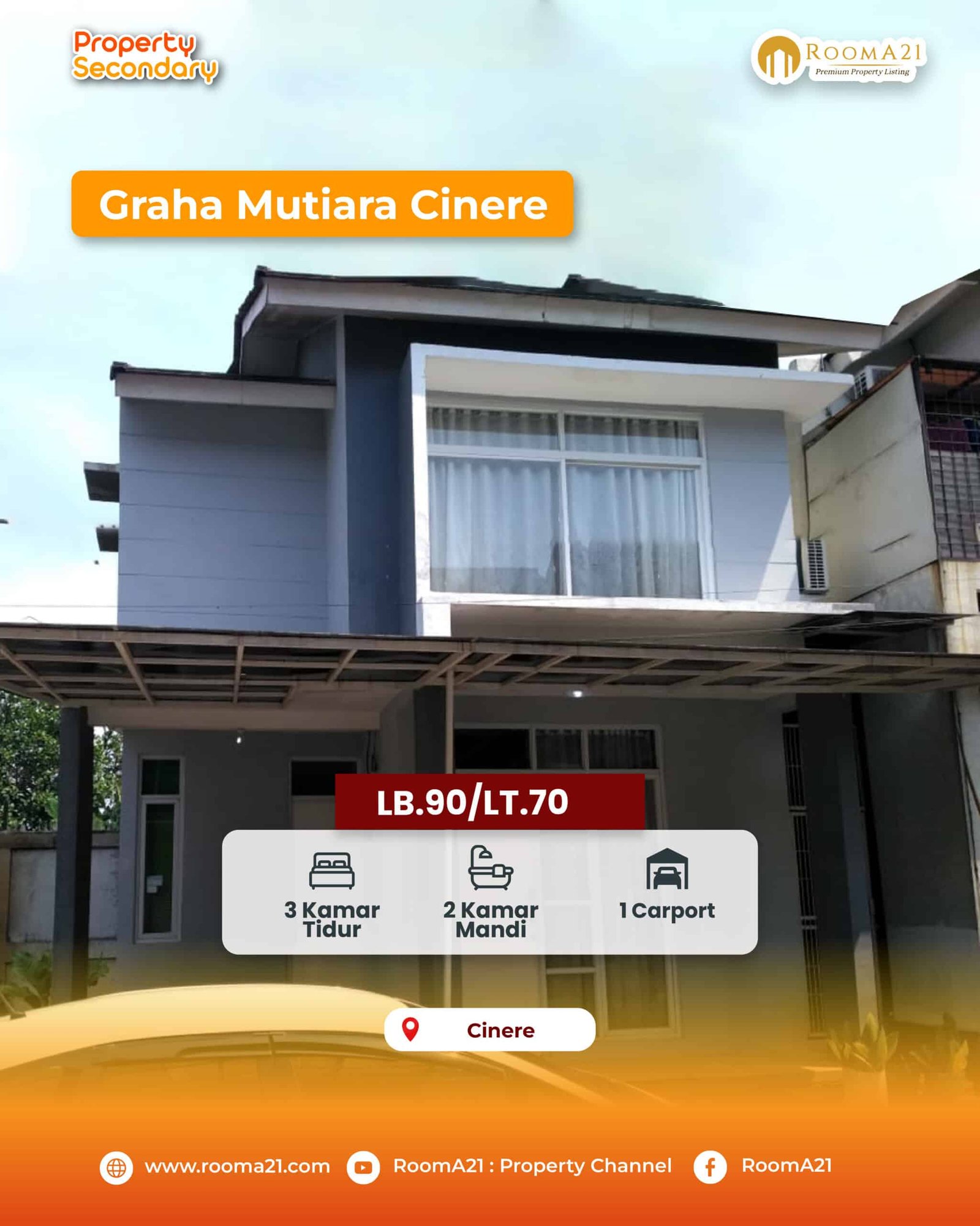 Dijual Rumah Di Graha Mutiara Cinere, Cinere – Depok