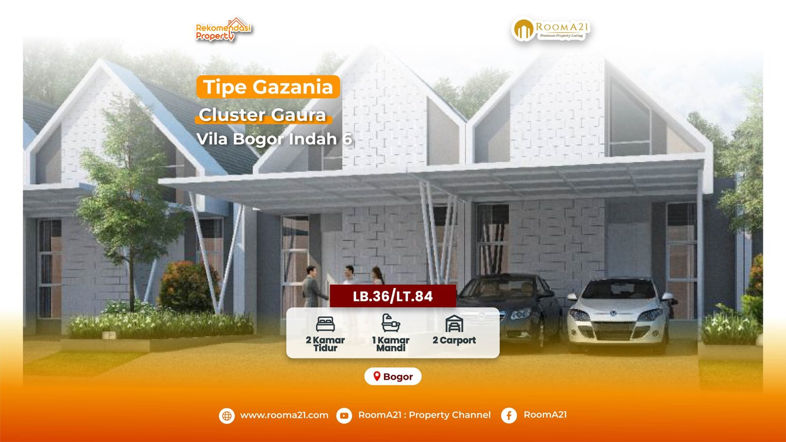 Rumah di Bogor | Villa Bogor Indah 6 | Special Tipe Gazania | yani