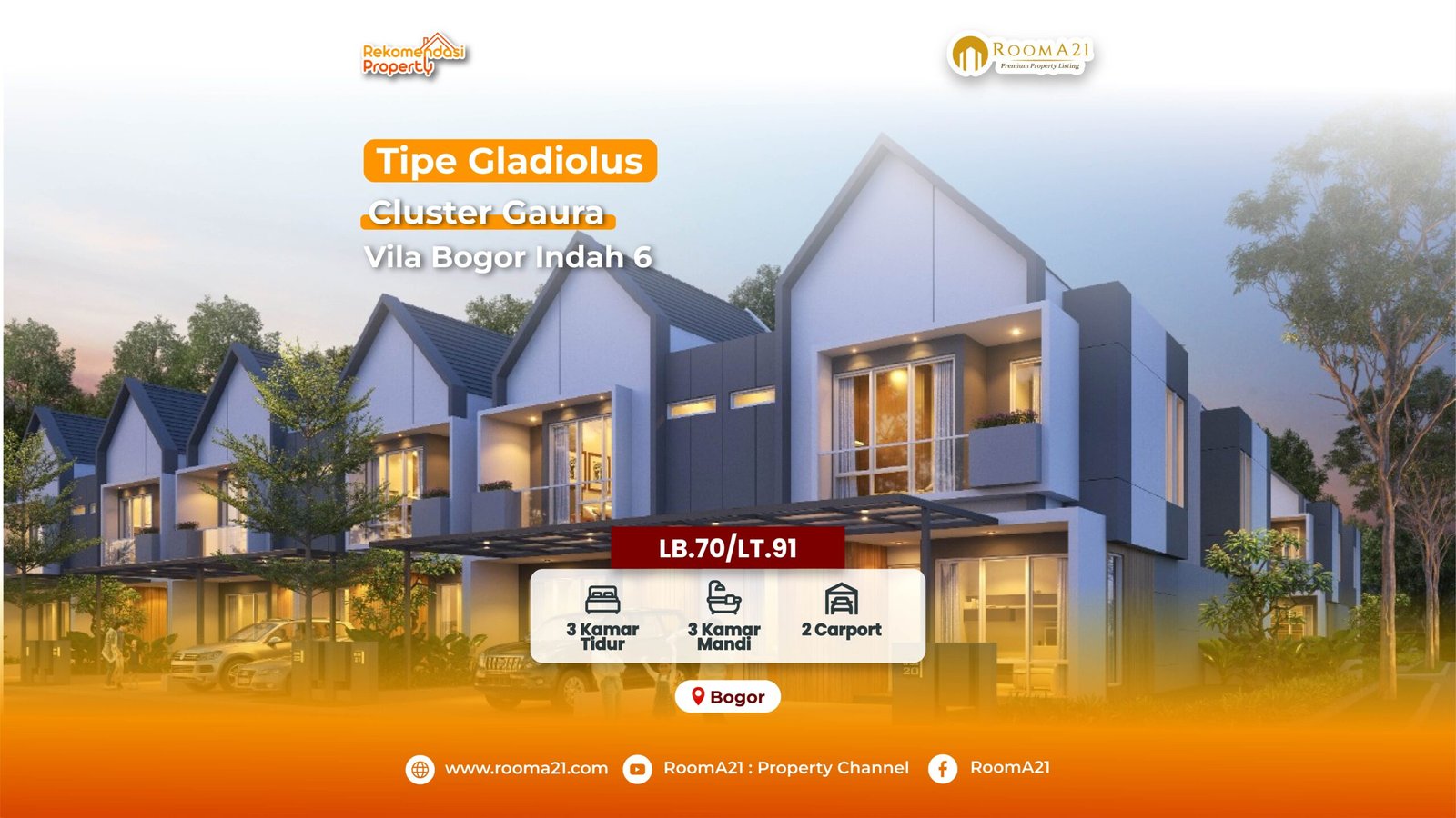 Special Bogor | Villa Bogor Indah | Tipe Gladiolus