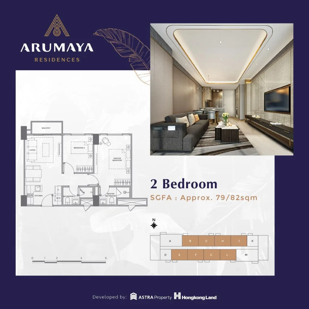 Apartemen Dijual: Tb Simatupang, Jakarta Selatan. Ingin cari hunian atau investasi properti yang menjanjikan? beli apartemen di Arumaya tipe 2 kamar sekarang.