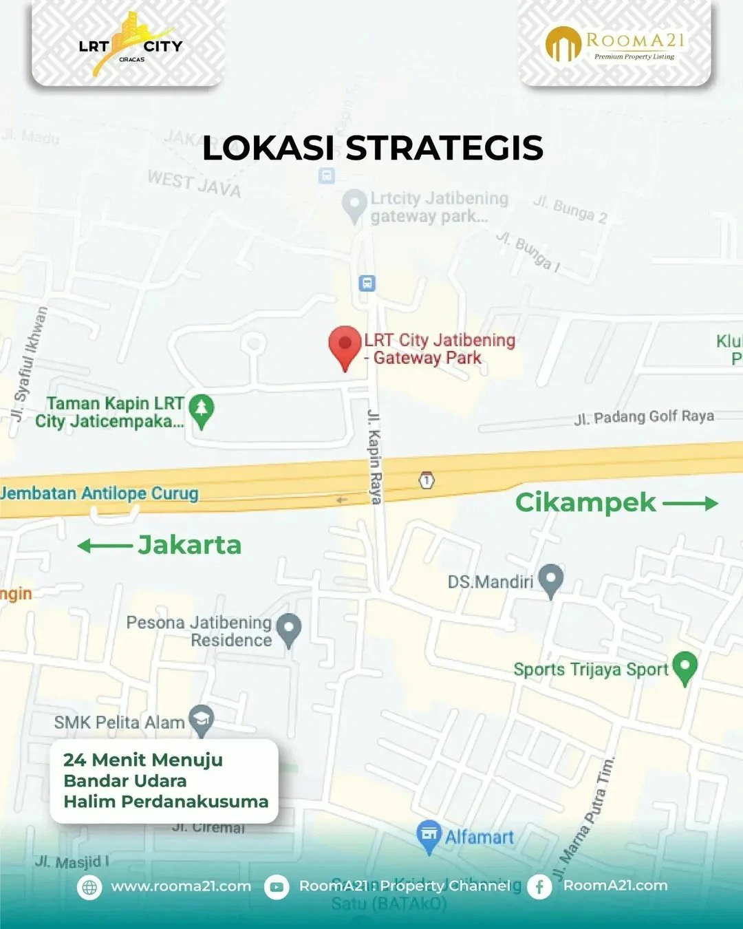LRT City Jatibening • Apartemen Modern Dengan Konsep TOD