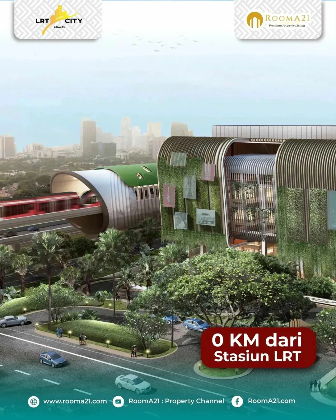 LRT City Jatibening • Apartemen Modern Dengan Konsep TOD