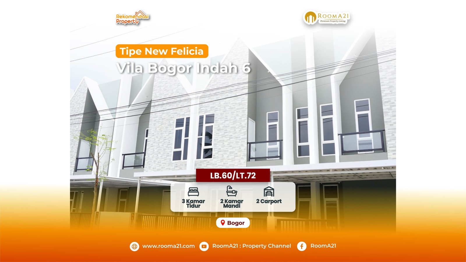 Special Bogor | Villa Bogor Indah | Tipe New Felicia