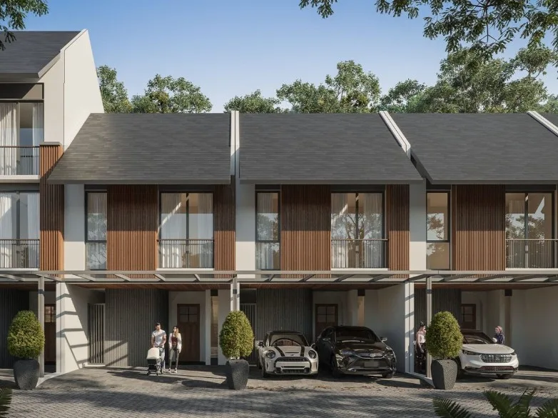Dijual Rumah di Lebak Bulus, Precium Lebak Bulus. Harga 3,85 M Nego. LT 90/LB 127, 4 KT, 3 KM, Townhouse 10 Unit. Dekat MRT & Tol JORR/Simatupang.