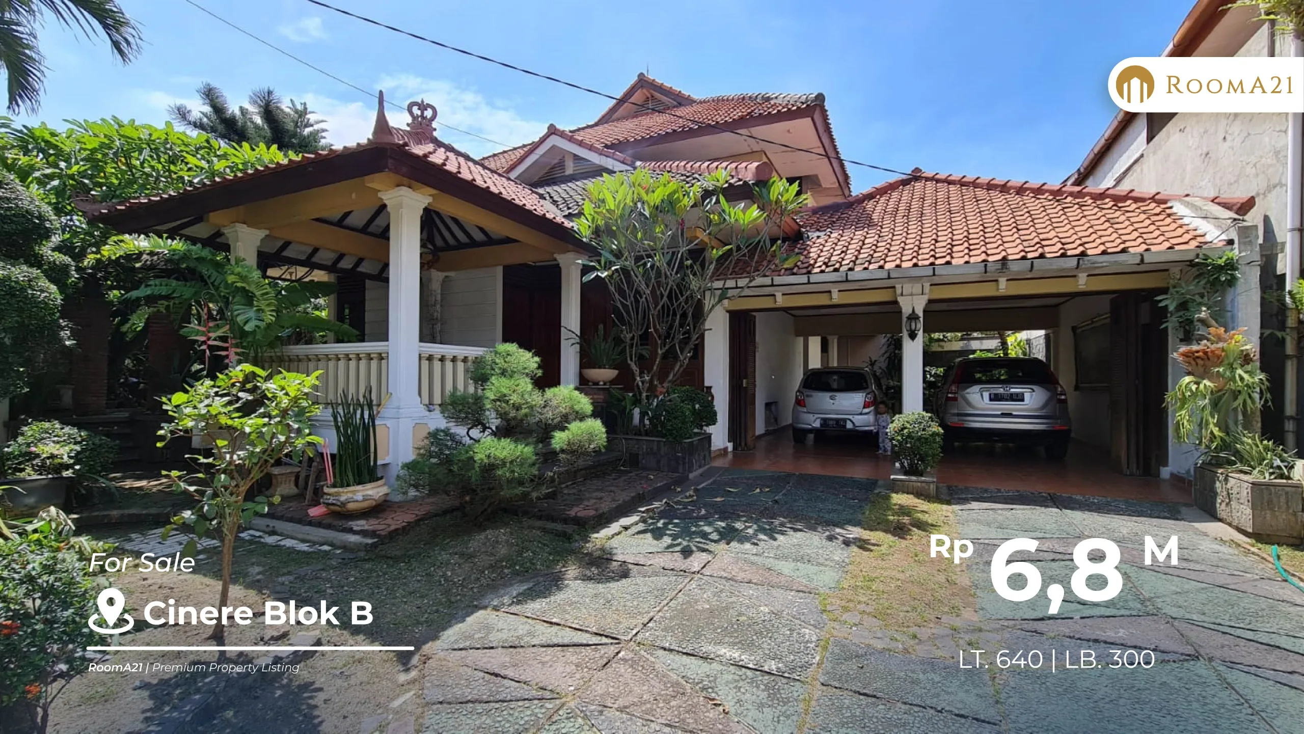 Rumah di Cinere Estate Blok B, Cinere, Depok