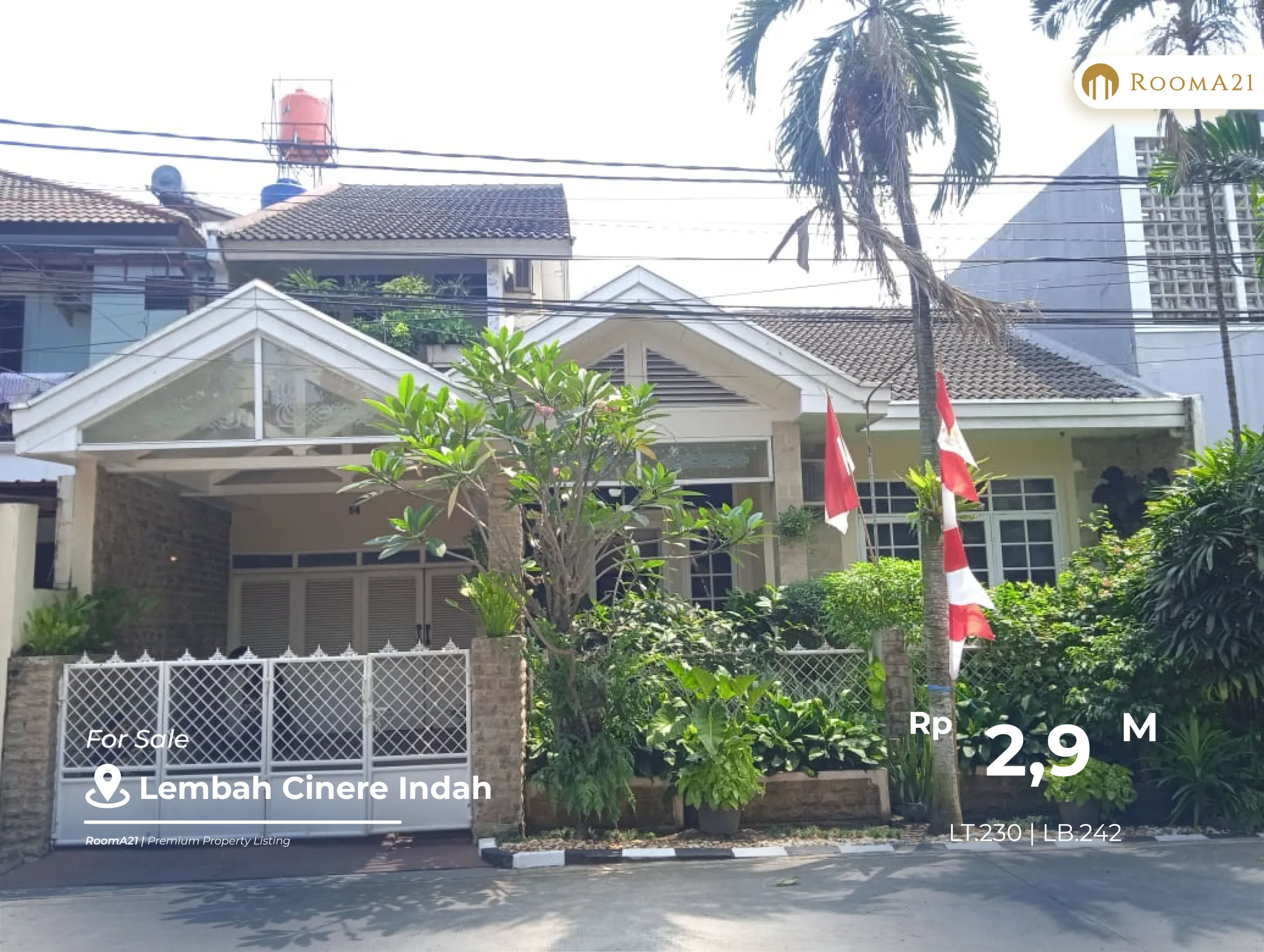 Rumah di Lembah Cinere Indah, Cinere, Depok