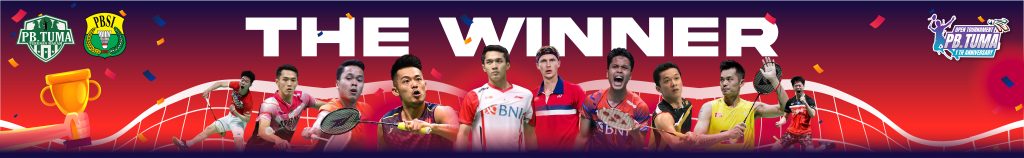 Desain Banner | Desain Lapangan Bulutangkis Profesional untuk PB Tuma Open Tournament