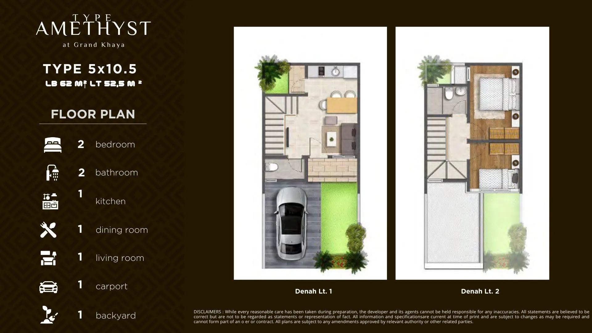 Rumah di Podomoro Golf View | Gunung Putri | Bogor | Grand Khaya (Amethyst) - foto 17