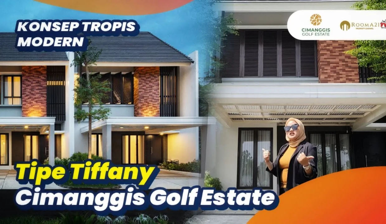 Rumah di Cimanggis dengan desain modern tropis dan akses dekat LRT