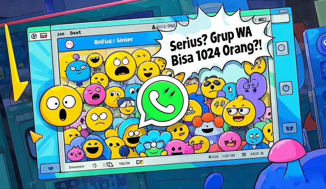Ilustrasi Whatsapp Grup Dengan 1024 Anggota  Rooma21com