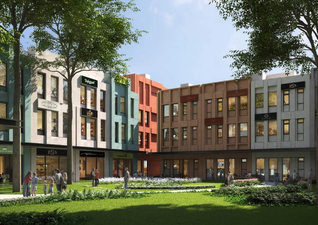 Ruko Dijual Di Jakarta: Genova Asya Jakarta Garden City. Ruko 3 lantai. Lokasi strategis dekat AEON Mall dan IKEA, cocok untuk usaha dan investasi properti.