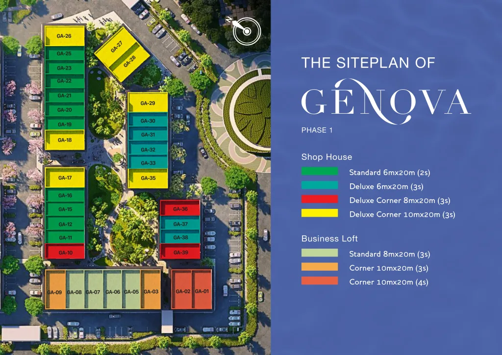 Ruko Dijual Di Jakarta: Genova Asya Jakarta Garden City. Ruko 3 lantai. Lokasi strategis dekat AEON Mall dan IKEA, cocok untuk usaha dan investasi properti.