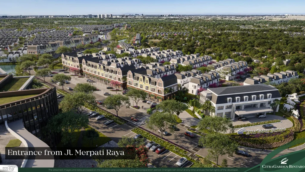 Citra Garden Bintaro Tangerang Selatan hadirkan ruko Allerton 3 lantai di boulevard utama, ROW 24 & parkir luas. Akses tol & KRL dekat. Cek unit & promo.