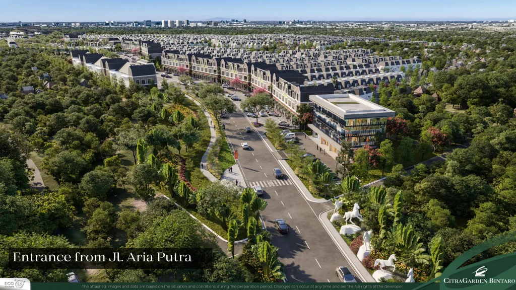 Citra Garden Bintaro Tangerang Selatan hadirkan ruko Allerton 3 lantai di boulevard utama, ROW 24 & parkir luas. Akses tol & KRL dekat. Cek unit & promo.