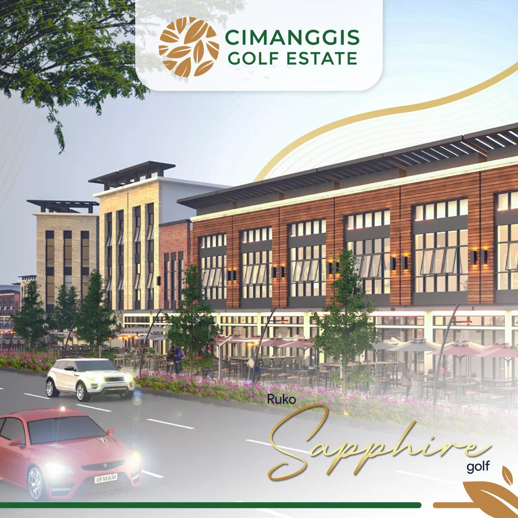 Ruko dijual di Jakarta Timur, lokasi strategis Cimanggis Golf Estate. Investasi properti ideal, harga ruko mulai Rp 2,7 Man, cocok untuk berbagai usaha anda.