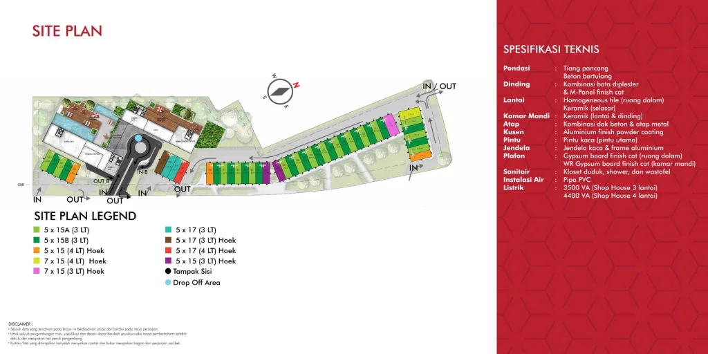 Ruko dijual di Jakarta Timur, 3 lantai modern di Cleon Park Jakarta Garden City. Dekat AEON & IKEA. FREE DP, BPHTB, AJB, BIAYA KPR, EKSTRA DISKON. Last Unit!!