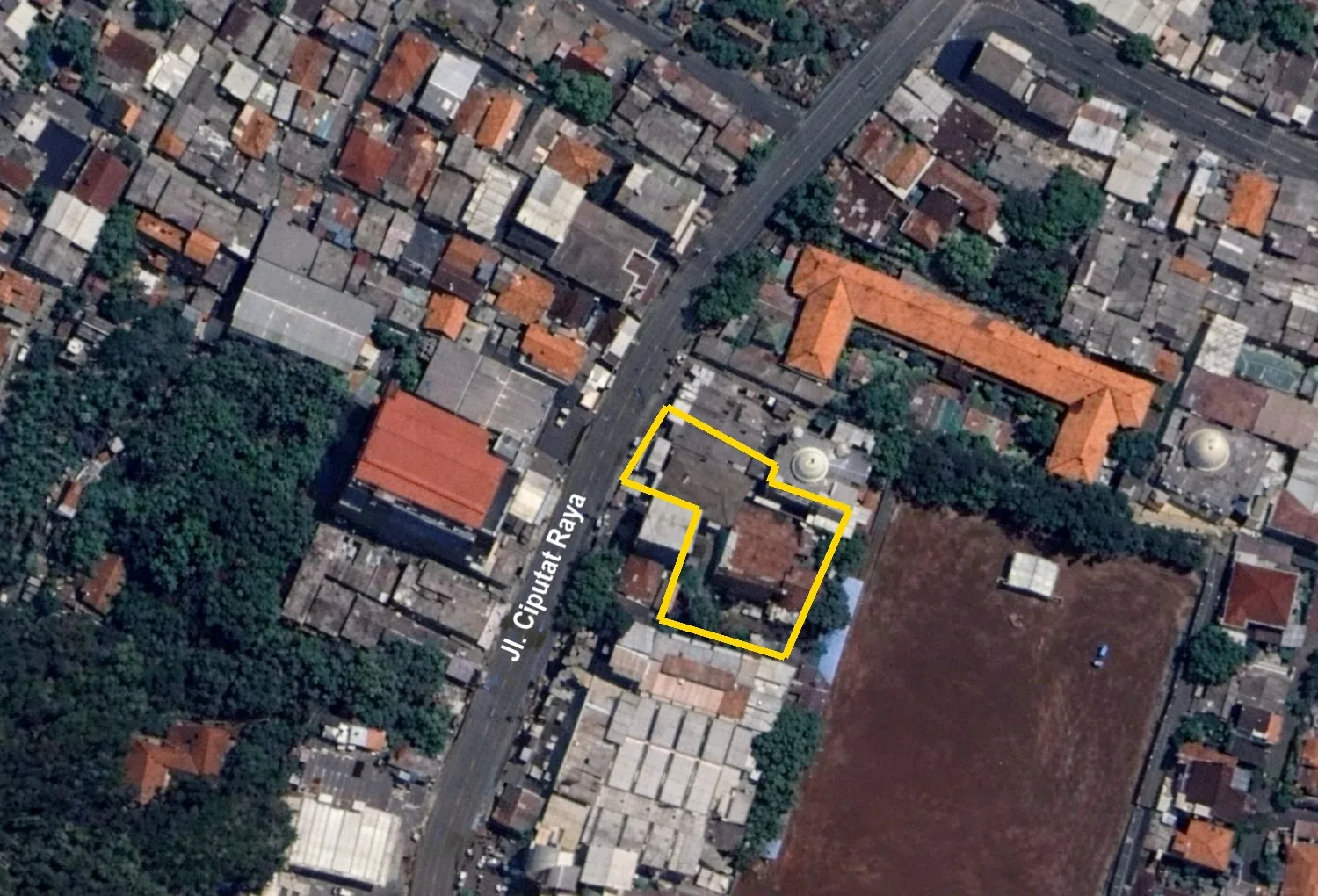 Tanah di Jalan Ciputat Raya, Kebayoran Lama, Jakarta Selatan