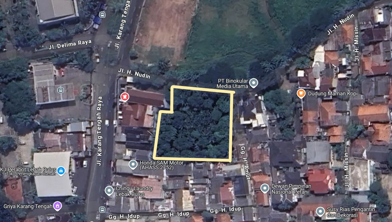 Tanah di Karang Tengah Raya | Lebak Bulus | Jakarta Selatan