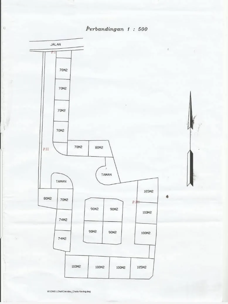 Tanah dijual di Cirendeu Ciputat Timur, Jalan SD Inpres. Luas 3.544 m², akses 2 mobil, plotting ±21 unit. Cocok cluster/perumahan. Rp 4,3 jt/m² nego. Lokasi TOP