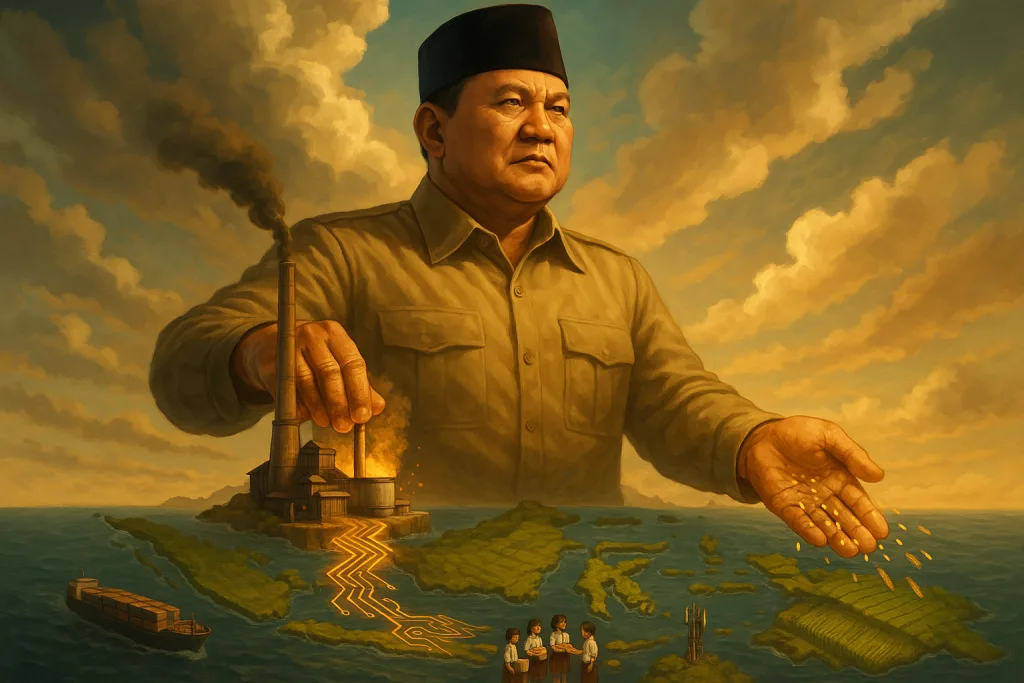 Visi Ekonomi Prabowo BUMN Bersih, Swasta Kuat, UMKM & Koperasi Bangkit