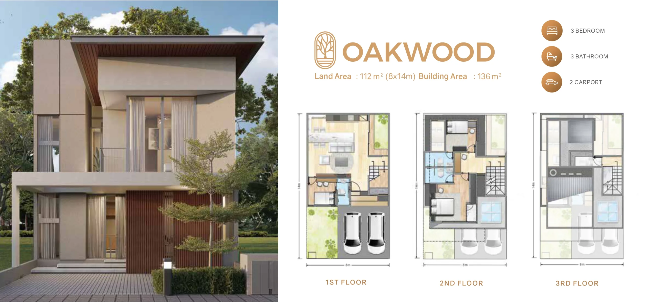 Rumah Di Shila Sawangan | Depok | Oakwood - foto 1