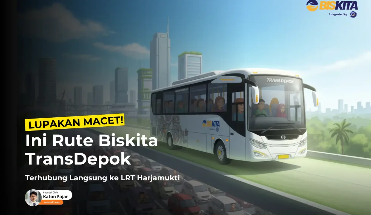 Lupakan Macet! Ini Rute Biskita TransDepok yang Terhubung Langsung ke LRT Harjamukti (1)-new