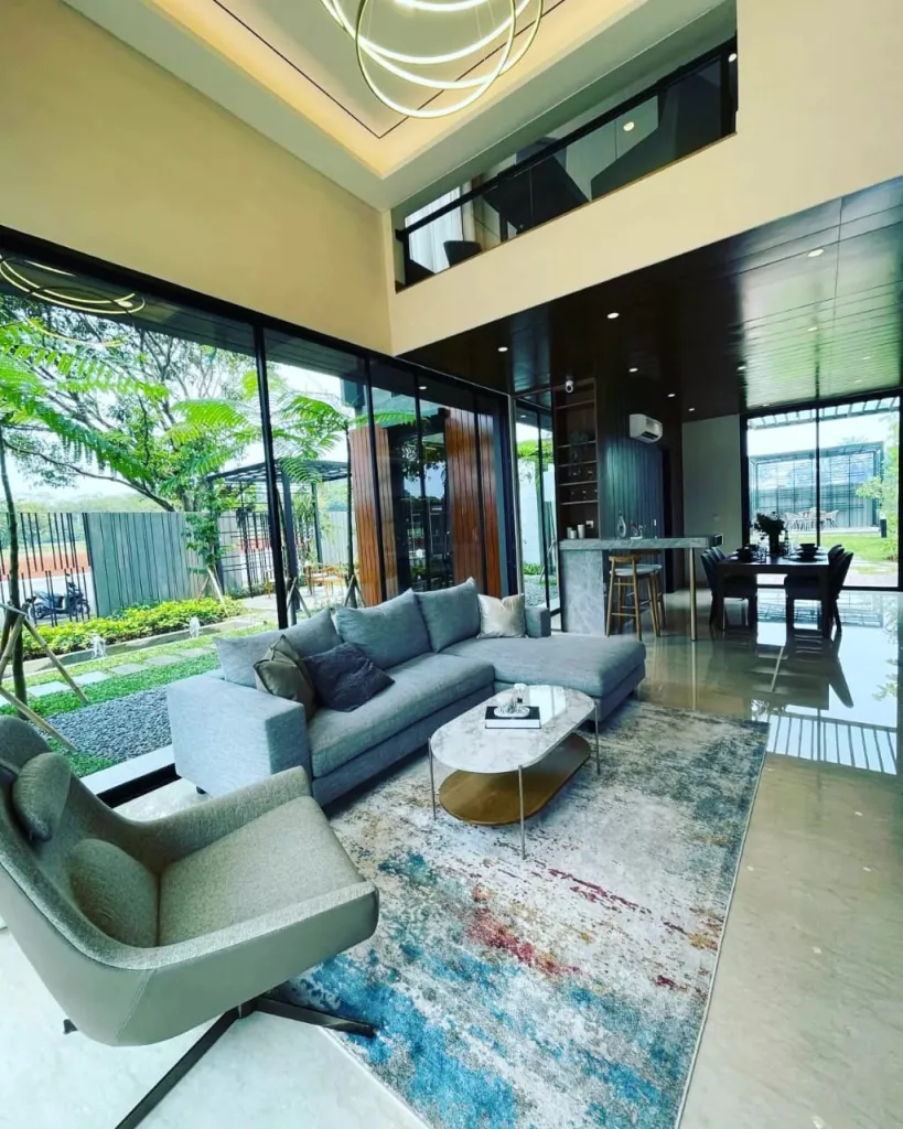 Rumah premium Portico di Shila Sawangan. View danau, lingkungan rapi, nilai investasi tinggi. Booking hari ini—unit cepat habis!
