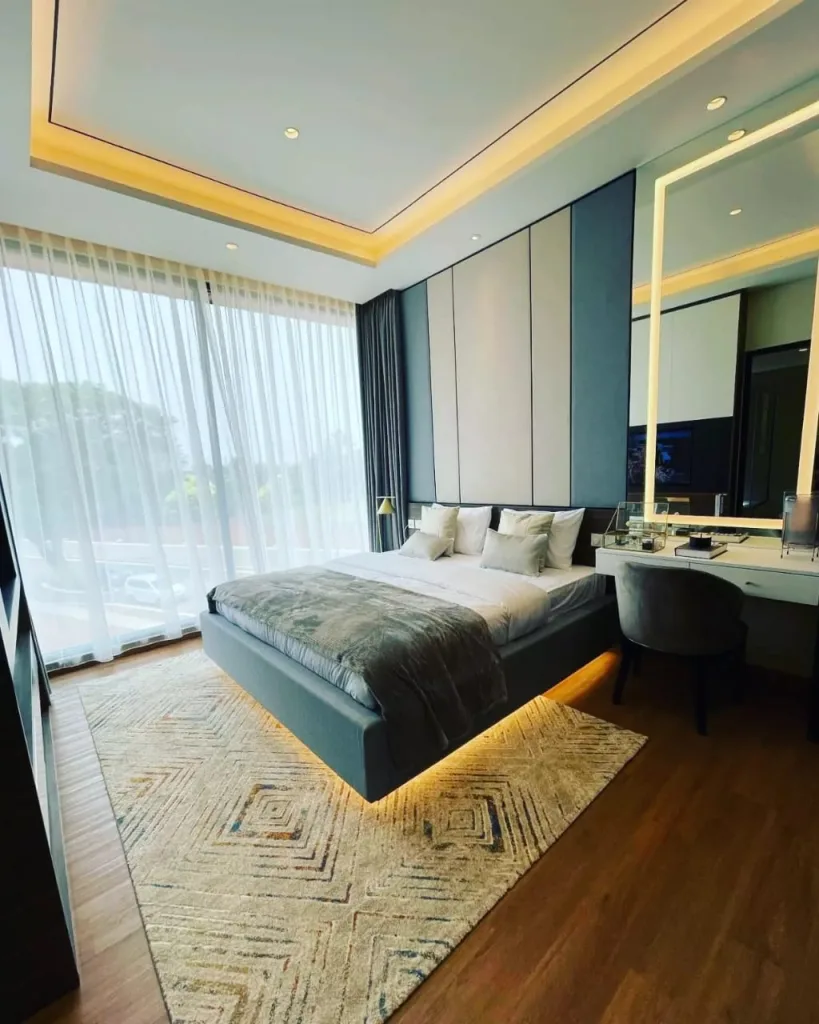 Rumah premium Portico di Shila Sawangan. View danau, lingkungan rapi, nilai investasi tinggi. Booking hari ini—unit cepat habis!