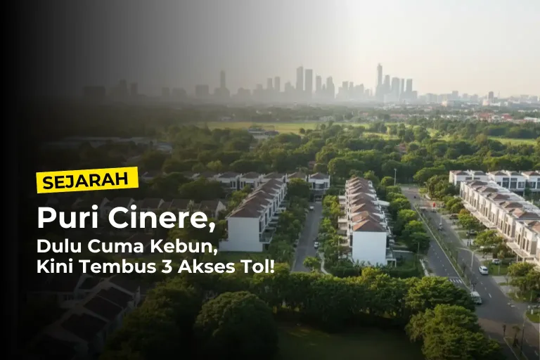 Sejarah Puri Cinere Dulu Cuma Kebun, Kini Tembus 3 Tol! Pilihan Rumah di Puri Cinere-new
