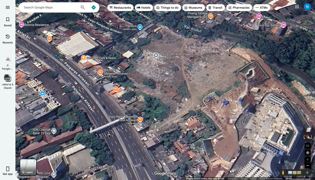 Langka! Tanah 2.000 m² di Jl. Pangeran Antasari, Cipete, Jakarta Selatan. Frontage oke, akses MRT & Simatupang. Cocok komersial/hunian. Nego, dokumen lengkap.