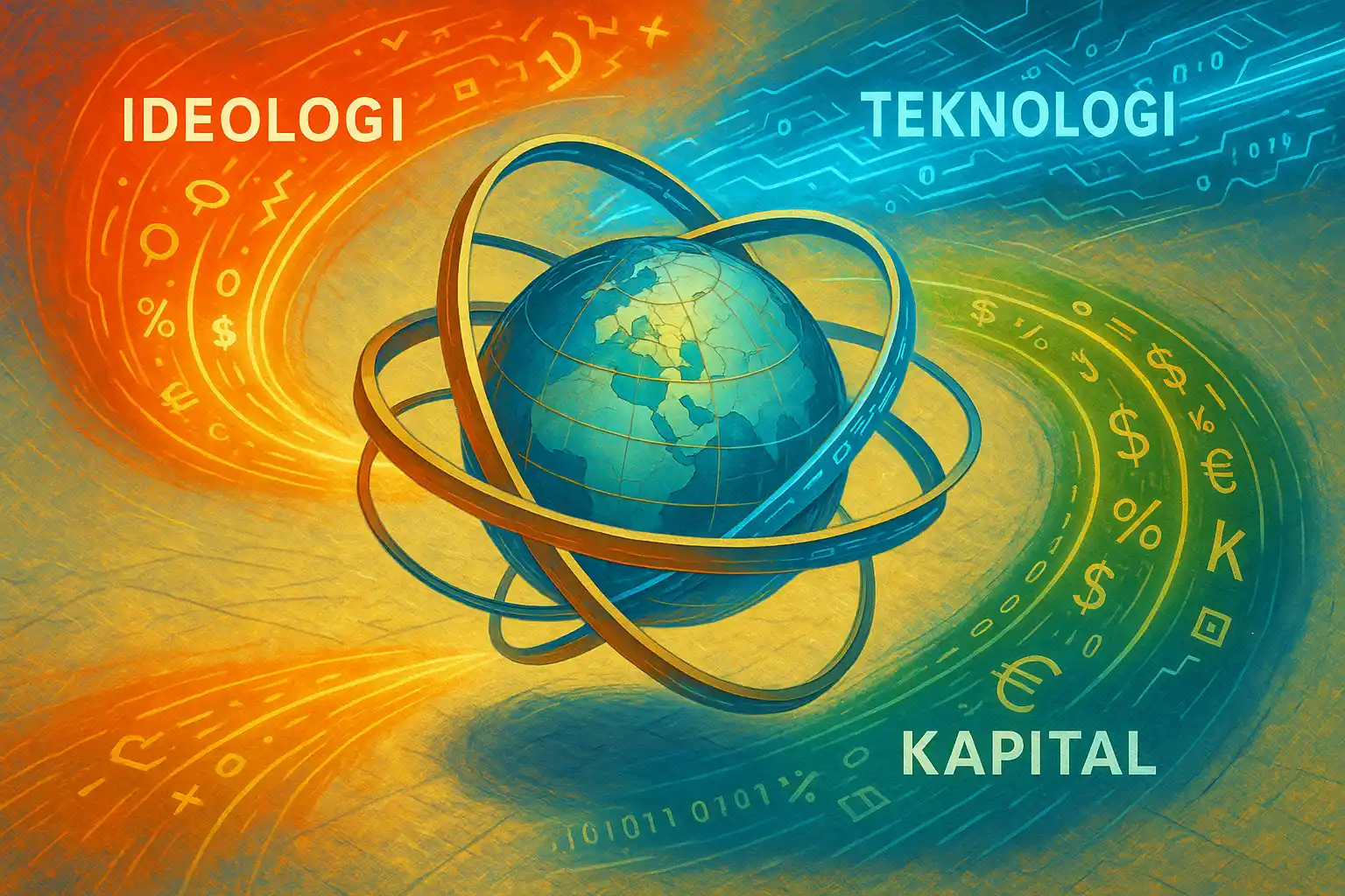 Pertarungan Tiga Arus Dunia: Kapital, Teknologi, dan Ideologi Berebut Takhta Peradaban