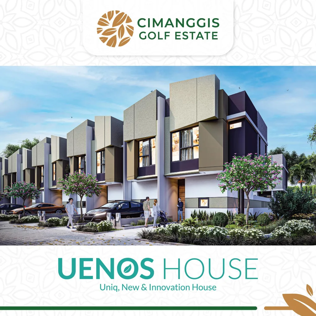 UENOS Cimanggis Golf Estate Depok: hunian fungsional dengan one-gate, CCTV, dan kemudahan ke Jagorawi & Cijago. Cek detail & unit ready.