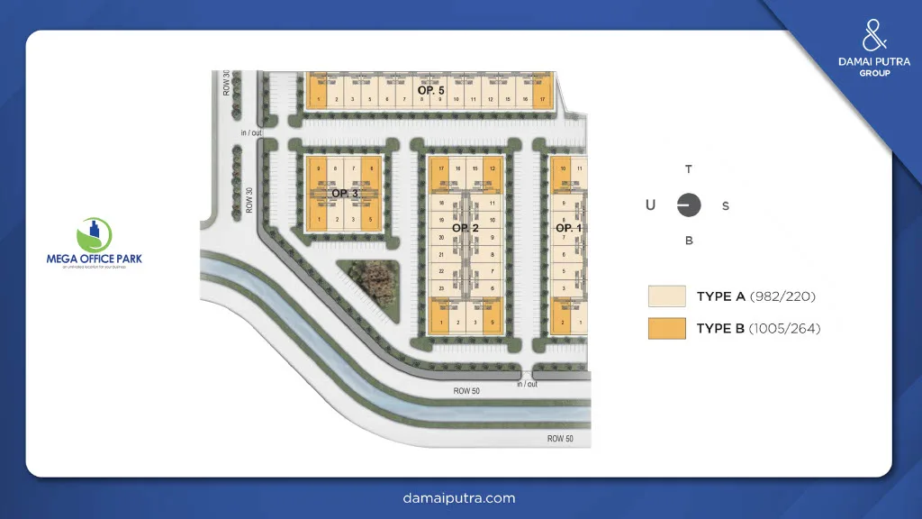 Mega Office Park: Ruko 5 lantai,  private lift di pusat Kota Harapan Indah. Dekat Santika, Eka Hospital, Transera. Cek unit & jadwalkan visit sekarang!