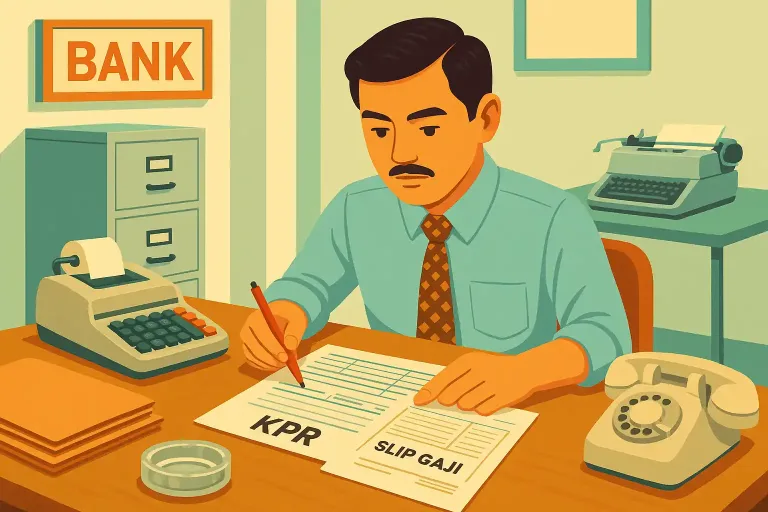 Kantor Bank Retro Modern_simple_compose_01k9bj4y29egnscnq9hxs56zaj-new Rooma21.com Rooma21.com Underwriting Kpr Era 80 90an Andalkan Naluri 5c Rooma21com Rooma21com