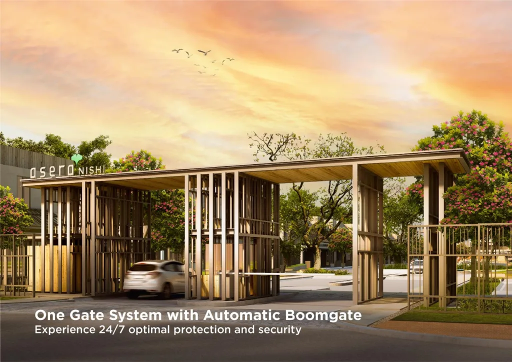 Rumah 2 lantai bergaya Jepang di Hoshi Asera Nishi, Kota Harapan Indah. Lokasi CBD, dekat tol, RS, dan mall. Unit terbatas, segera booking sebelum naik harga.