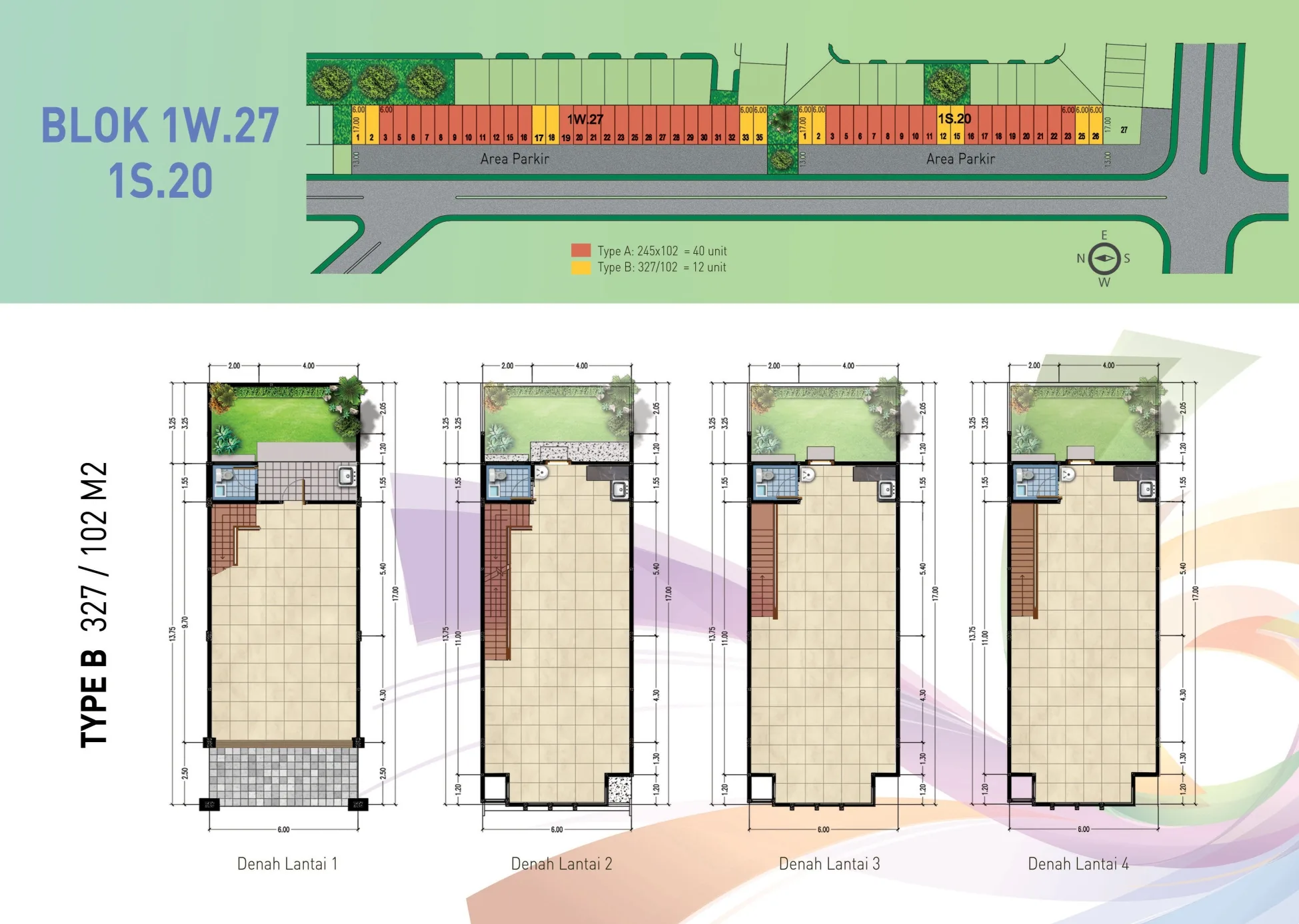 Ruko Asera, Kota Harapan Indah, Bekasi - foto 3