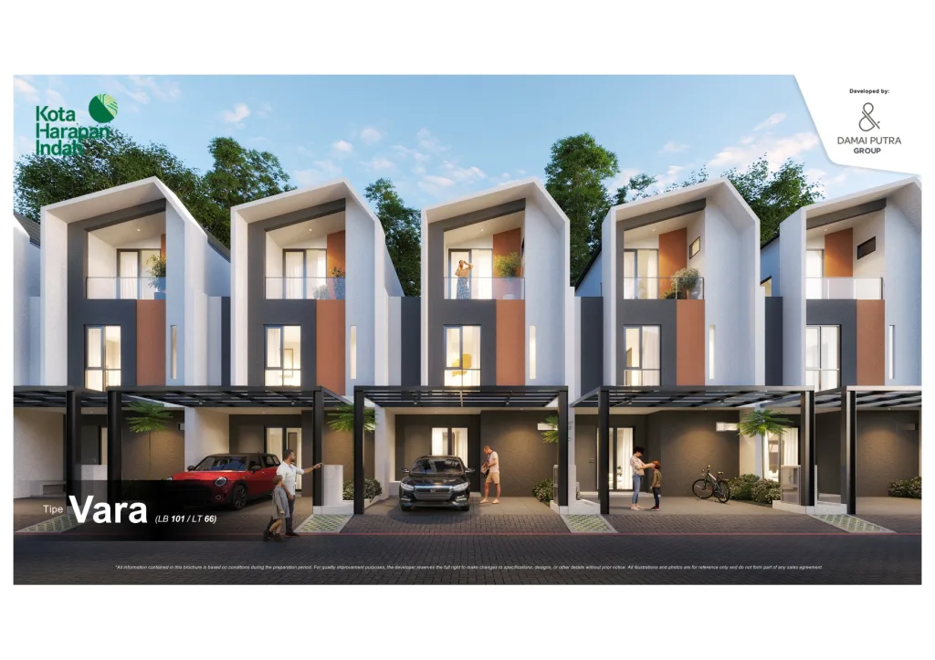 Cari rumah 3 lantai di Kota Harapan Indah? Cluster Navara punya 4 KT, dekat tol & AEON JGC. Unit terbatas, jangan tunggu sampai SOLD OUT.