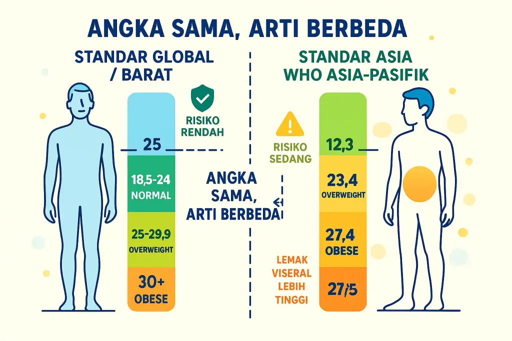 Ilustrasi Body Mass Index (BMI) Indikator Cepat yang Tidak Selalu Tepat lebak dan otot