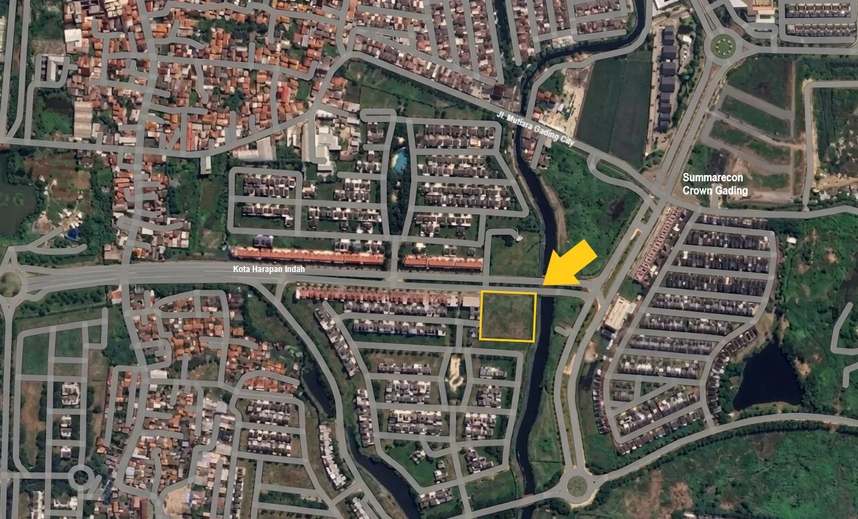 Kavling Komersial di Kota Harapan Indah,  Bekasi, 6.237 m²