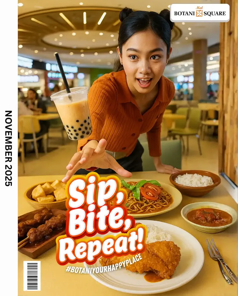 Panduan lengkap kuliner & promo di Botani Square Bogor. Cek tenant (Wingstop, Imperial Kitchen, Dapur Solo) dan jajanan ready-to-eat di AEON Supermarket.