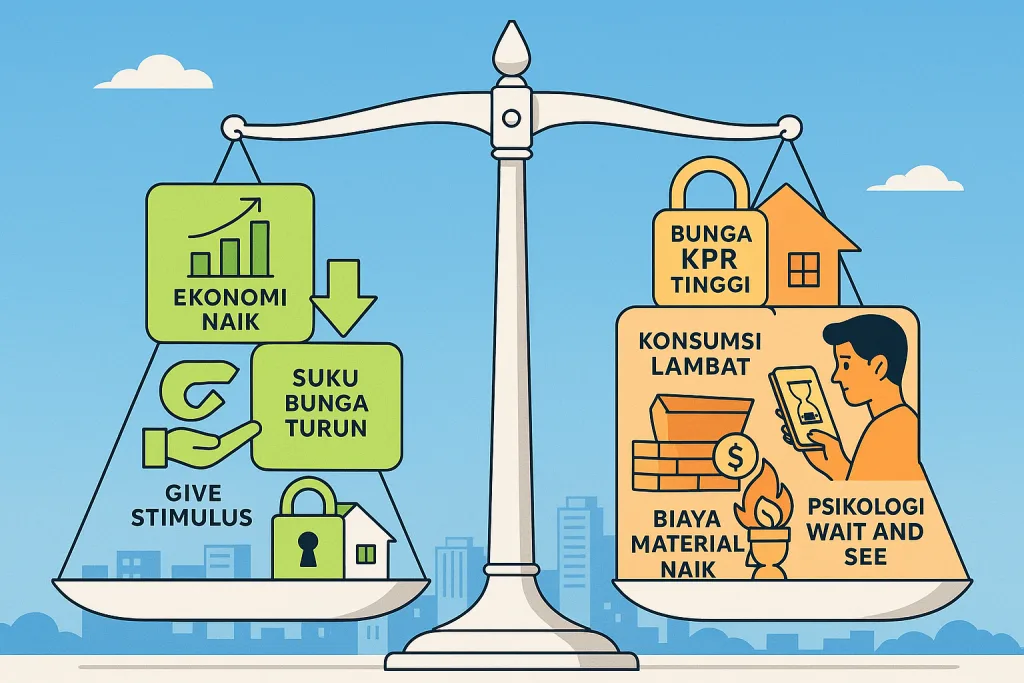 Survei BI 2025: Rumah Besar Anjlok 23%, Pasar Dikuasai Gen Z properti