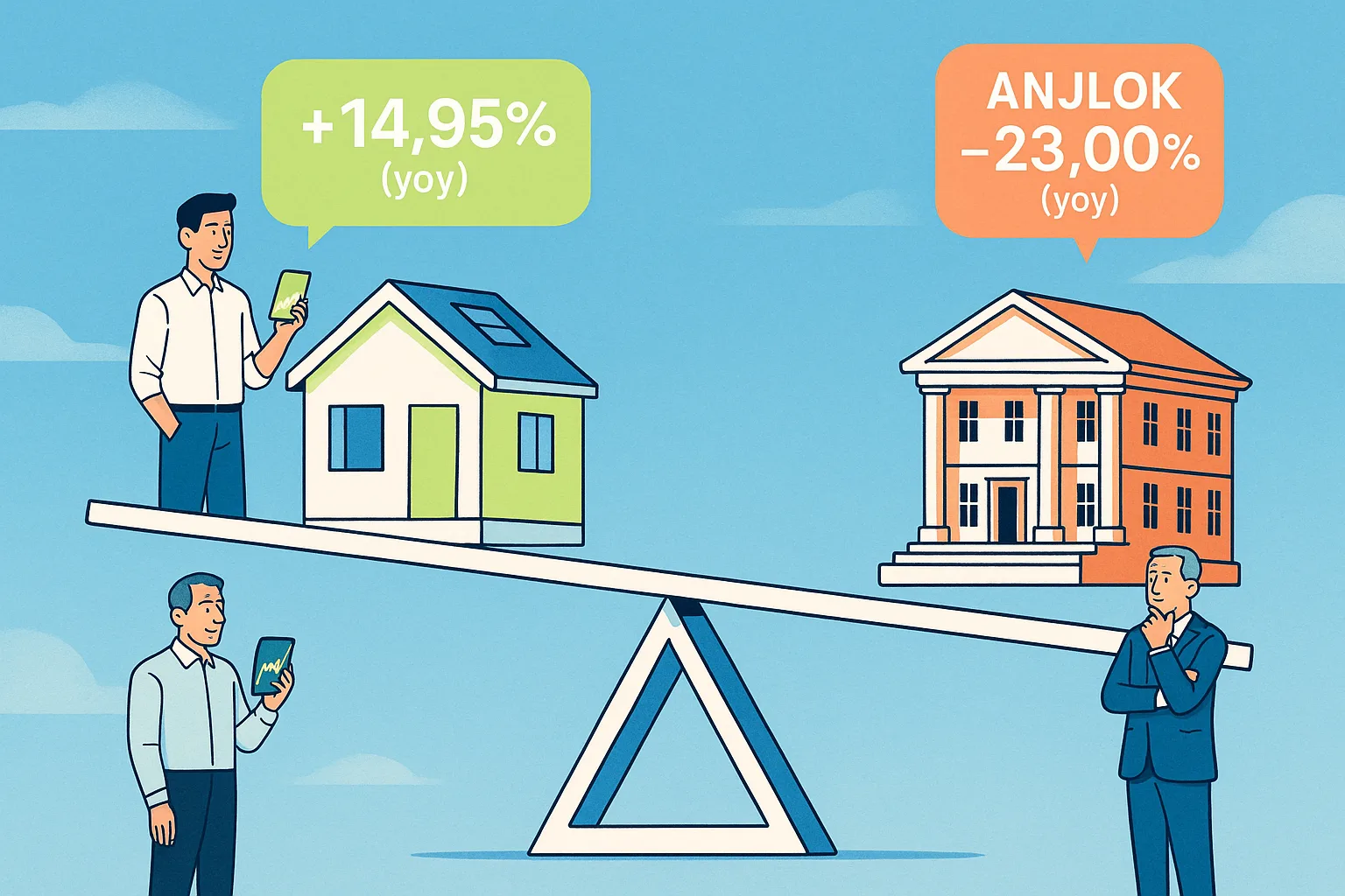Penjualan Rumah Tipe Besar Masih Anjlok 23%, di Tengah Optimisme Pasar Properti