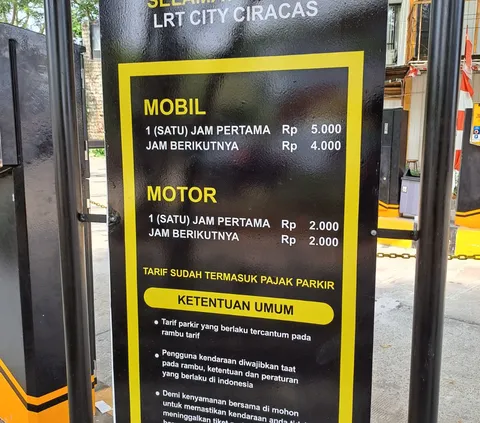 Panduan Parkir Stasiun LRT Ciracas (Tarif & Lokasi Resmi)